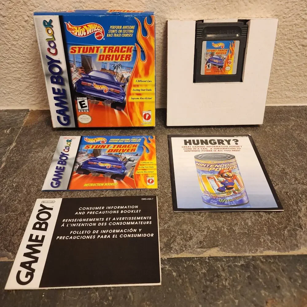 Game - Hot Wheels: Stunt Track Driver (CIB+) - Game Boy Color